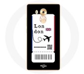 Funda para Huawei Mate 8 billete de avión Londres