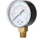 Manómetro de presión de agua para filtro de piscina, manómetro de rosca BSPT de 1/4  , 0 ~ 60psi 2