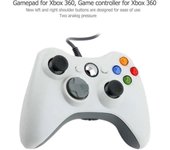 Cable USB para mando de Xbox 360, color blanco, C02128
