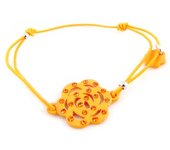 Les Trésors De Lily [H3562] - Pulsera de diseño naranja 'Camélia' naranja
