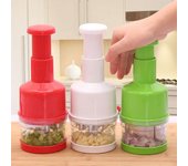 Picadora de verduras casera multiusos cocina cebolla cortador de ajo prensado de alimentos blanco