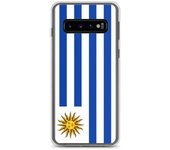 Coque Téléphone - Samsung - Galaxy S10 - Drapeau Uruguay - Souple - Multicolore