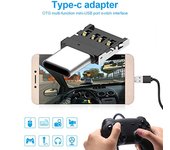 Adaptador tipo c OTG convertidor multifunción interfaz USB a adaptador tipo c interfaz de microtransferencia