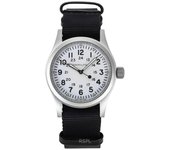 Reloj Hamilton Khaki Field H69439910 para hombre, automático, con correa textil y esfera blanca blanco
