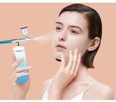 Inyector de oxígeno para el hogar, pulverizador de Agua de alta presión, reposición de vaporizador facial, introducción de esencia, instrumento de belleza azul