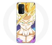 Coque pour Oppo A74 5G Dragon Ball Manga Sangoku Visage énervé