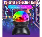 Luz LED Altavoz Bluetooth luces de bola de discoteca inalámbricas USB recargable música luces nocturnas altavoz para KTV fiesta boda