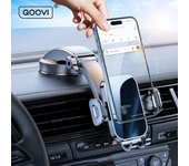 Soporte QOOVI para teléfono de coche, soporte Universal para salpicadero, soporte GPS para teléfono móvil para iPhone 14 13 Pro Samsung Xiaomi Huawei