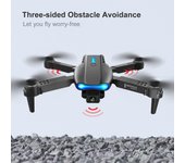 Drone RC con cámara 4K RC Quadcopter con función Gesto de vuelo de trayectoria para evitar obstáculos single camera-2 battery gris