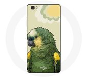 Coque pour Huawei P8 Lite Amazone Perroquets Vert