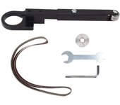 Accesorio para lijadora de banda de acero resistente, de bajo ruido, de impacto y de alta estabilidad, para máquina lijadora de banda de tubos