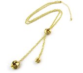 Les Trésors De Lily [N3606] - Collar de diseñador 'Coreografía' de oro oro