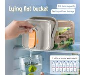Hervidor de agua fría para refrigerador con grifo, hervidor de agua fría, cubo para bebidas de jugo de gran capacidad para el hogar One Size blanco