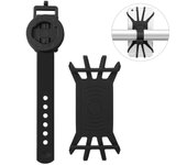 Reemplazo del soporte de la computadora de la bicicleta del soporte de la computadora de la bicicleta multifuncional para el manillar de la bicicleta Garmin negro