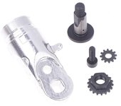 Accesorios para tijeras de podar eléctricas Piezas de aluminio para podadoras eléctricas Marco de cuchilla Asiento de aluminio Tapa de tornillo para eje de cuchilla central A2