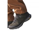 Botas para caminar de cuero Extreme Rockies para hombre de Mountain Warehouse 9 UK verde/caqui