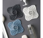 Tapón antibloqueo para el pelo, trampa para el suelo de la ducha, cubiertas de drenaje, filtro colador para fregadero, accesorios para baño y cocina 13CM blanco