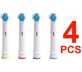 4 unids/set cabezales de repuesto POM de cerdas suaves 4 colores para Oral B 4pcs