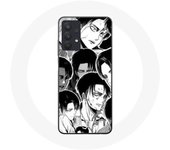 Coque Maniacase pour Samsung Galaxy A32 4G Attaque des Titans Manga Levi Ackerman