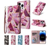 Funda con estampado de mármol para iPhone 14 Pro Max, 13 Pro Max, 12 Pro Max, 11 Pro Max, SE 2022, 2020, X, XR, XS Max, 8, 7, 6, 6S Plus iPhone 12 Mini azul