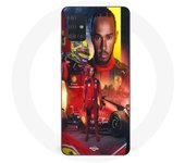 Coque Maniacase pour Samsung Galaxy A51 5g Lewis Hamilton Scuderia Ferrari F1 officiel