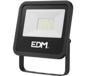 foco proyector led 30w 2370lm 6400k luz fria black series 15,8x13,5x2,9cm edm