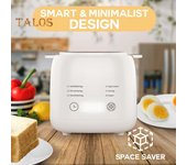 Hervidor de huevos eléctrico rápido 6 en 1 con apagado automático, recordatorio de sonido, diseño de pantalla táctil, apto para alimentos, libre de BPA, inteligente UK