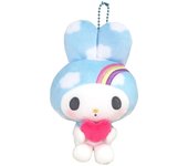 Nakajima Corporation My Melody Girly Pop Heart Mascota Azul 206008-25 H15 x W10 x D6.5cm