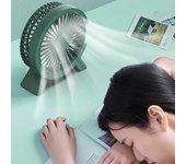Mini ventilador eléctrico portátil para ordenadores portátiles, ventilador silencioso USB para el hogar, la oficina, el escritorio al aire libre, electrodomésticos pequeños para acampar blanco