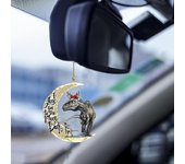 Decoración colgante de dinosaurio para coche, árbol festivo de Navidad, adorno de varios estilos a la moda para diseño de escena del hogar B