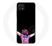 Coque maniacase pour Samsung Galaxy A22 5G Formule 1 Sergio Pérez Mendoza gagné la course