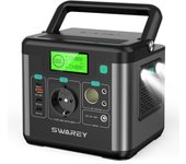 Central eléctrica Powerstation Generador de energía 300W(Pico 600W) Generador solar SWAREY S160 222Wh Cargador de batería portátil