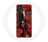 Coque Maniacase pour Samsung Galaxy A32 4G Demon Slayer Kimetsu no Yaiba Itachi Uchiha front rouge