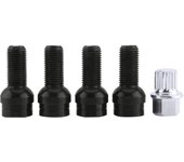 ¿Juego de 4+1 tornillos de rueda y tuercas de seguridad con llave para Golf4 MK4 B5 1998?2005 8D0601139F