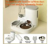 Comedero automático para gatos, perros, mascotas, dispensadores de agua, cuenco integrado para gatos, comedero para gatos, perros, comedero para gatos, bebedero para perros