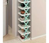 Estantes para zapatos, organizador de almacenamiento, estantes para zapatos desmontables, estante para el hogar, estante para zapatos Simple multicapa, gabinete de Color