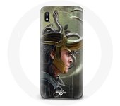 Coque maniacase pour Samsung Galaxy A10 Loki Thor Ragnarok avec Casque Fanart Saison 1