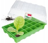 KADAX Mini invernadero mini invernadero invernadero 24 celdas bandeja de siembra