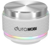 Altavoz inalámbrico de conducción ósea duraMOBI, portátil y compacto, minicaja de sonido con imán blanco