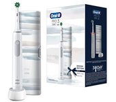 Oral-B Pro 3 3500 Blanc avec étui de voyage Édition Design à rayures