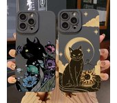 Funda de silicona suave con diseño de gato abstracto para Redmi Note 12, 13 Pro Plus 5G Turbo 12S, 11S, 11, 10S, 10, 9S, 9 Redmi 10C, 12C y 13C Redmi 10C