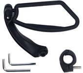 Espejo retrovisor ajustable para manillar izquierdo de bicicleta, espejo retrovisor plegable para bicicleta de montaña