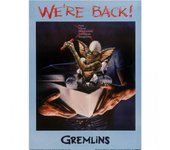 Gremlins We´re Back Paper Poster 40cm x negro