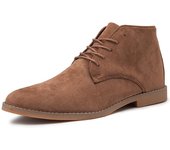 Botas de nieve altas y suaves para hombre, estilo Oxford, para primavera y otoño, para moto, talla grande 46, para vestir, trabajar, negocios 39 negro