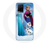 Coque pour Vivo Y21s 2021 / Y21 2021 La Reine Des Neiges Elsa Anna Olaf - Maniacase