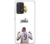 Coque Maniacase pour Samsung Galaxy A52 Kylian Mbappe Real Madrid 9 Hola