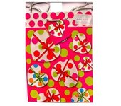 Unique Party Bolsa de regalo de corazones One Size negro