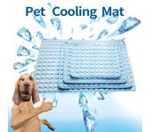 Estera de enfriamiento para mascotas, cama fría para perros y gatos, alivio del calor para interiores y verano, cojín fresco para interiores, almohadilla para dormir de Gel (S / M / L / XL)) XL 100 x 70 cm marrón