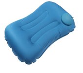 Almohada inflable portátil push-up para acampar en la playa, almohada cuadrada con válvula inflable One Size color rosa