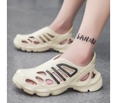 Sandalias casuales de moda para hombres, zapatos transpirables de verano para estudiantes masculinos, calzado de viaje para caminar, zapatos de agua 39 blanco
